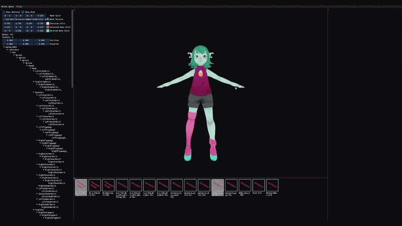 Showcase of Blend Spaces